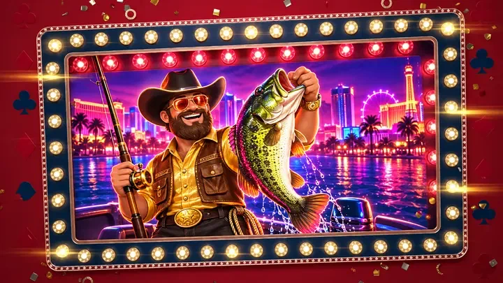 Ilustración inspirada en Big Bass Vegas Double Down Deluxe