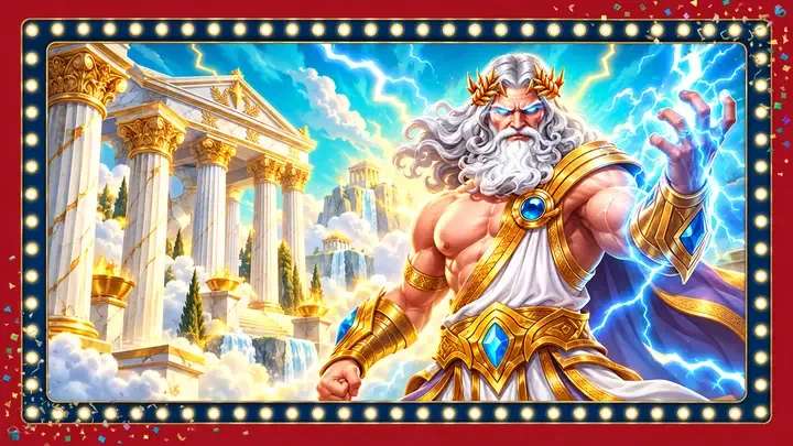 Ilustración inspirada en Gates of Olympus 1000
